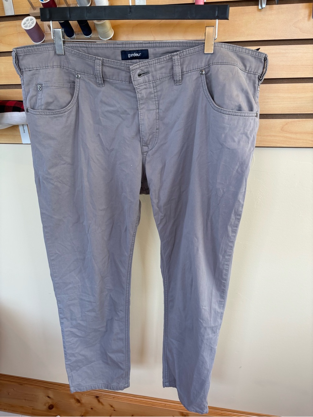 Gardeur Men's Gray Casual Chinos Pants Size 43